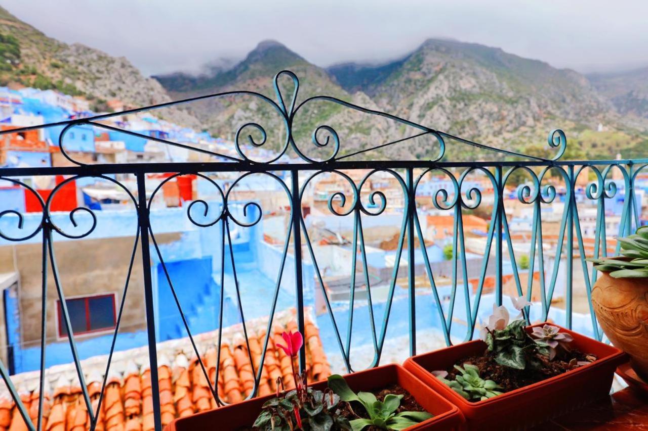 Aymane Rooftop Budget Panoramic Hotel Chefchaouen Buitenkant foto