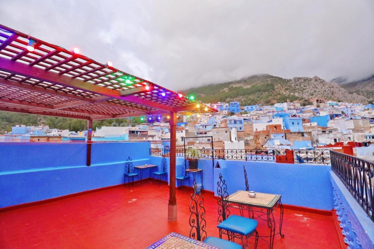 Aymane Rooftop Budget Panoramic Hotel Chefchaouen Buitenkant foto