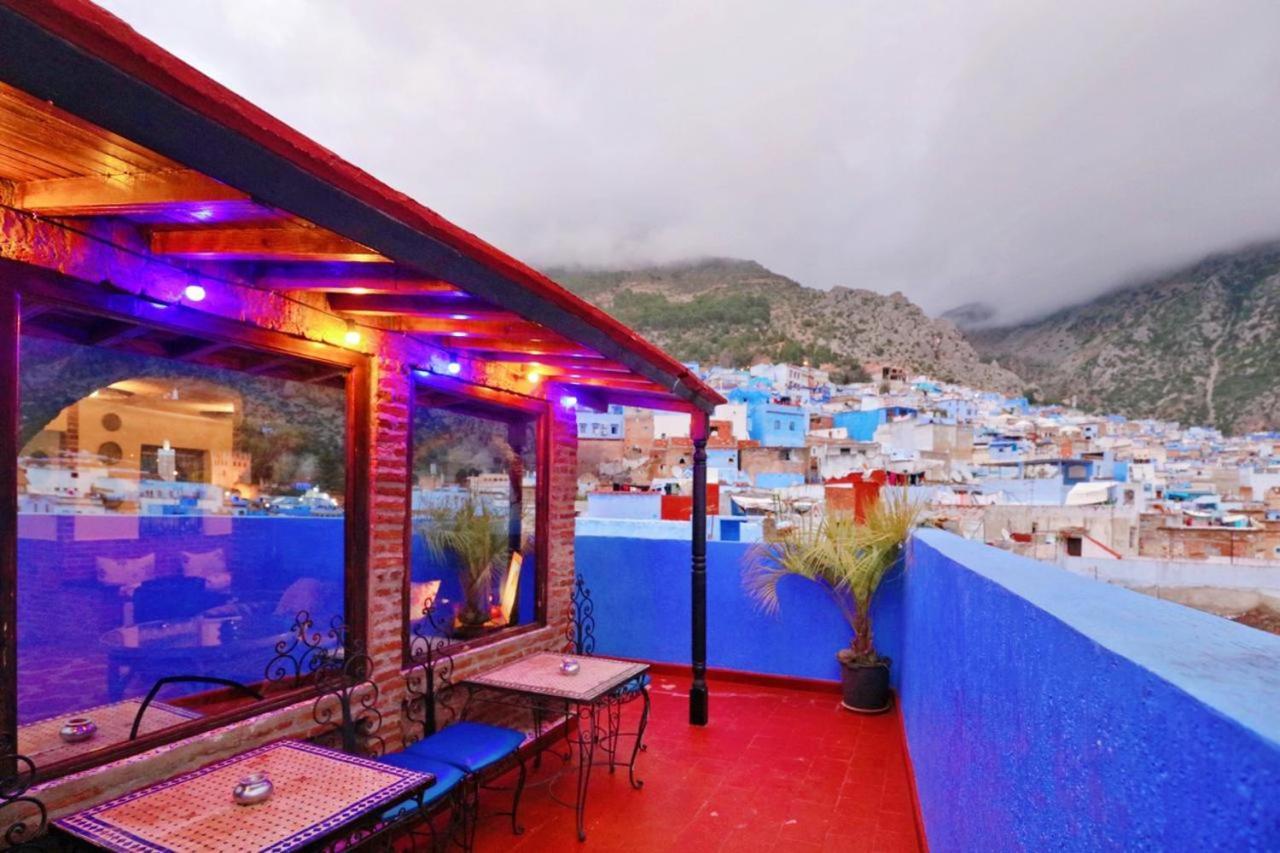 Aymane Rooftop Budget Panoramic Hotel Chefchaouen Buitenkant foto