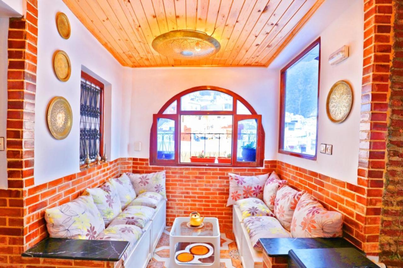 Aymane Rooftop Budget Panoramic Hotel Chefchaouen Buitenkant foto